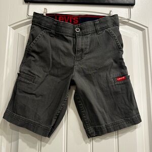 Levi's Dark Gray Kids Cargo Shorts